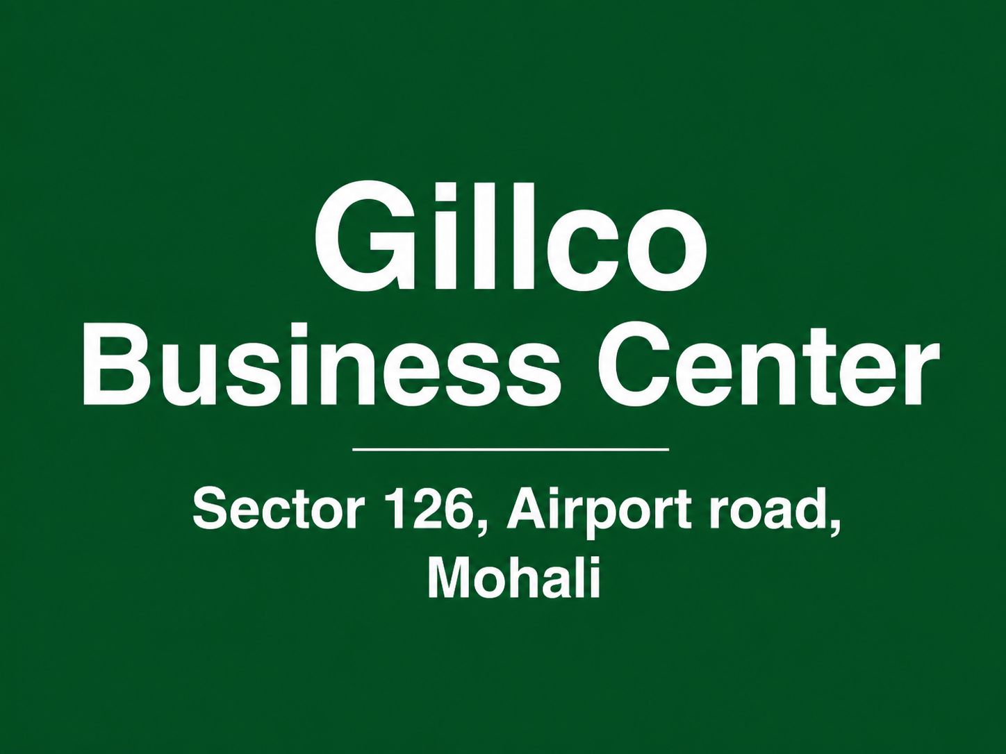 Gillco Business Center – Sector 126, IT City, Mohali